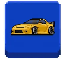 Pixel Car Race (Мод: много денег)
