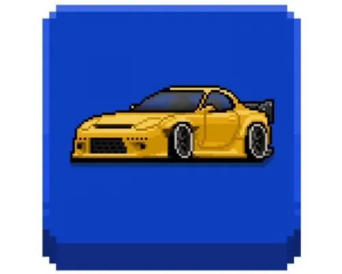 Pixel Car Race (Мод: много денег)  полная версия на русском