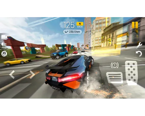 Extreme Car Driving Simulator (Мод: много денег)  полная версия на русском