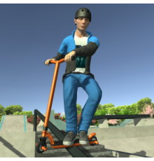 Scooter FE3D 2 Взлом (Все открыто)
